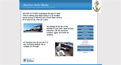 Desktop Screenshot of anchorcollision.com